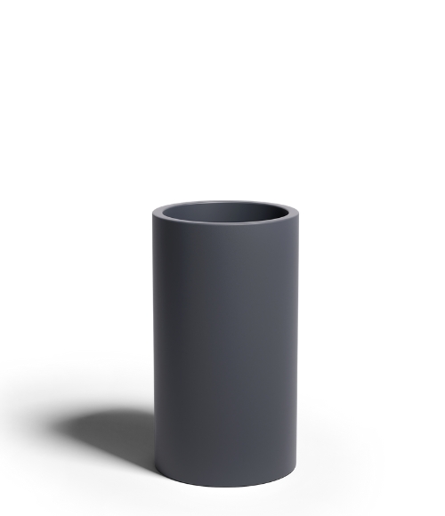 Donica walec szara Alto 65 cm Monumo